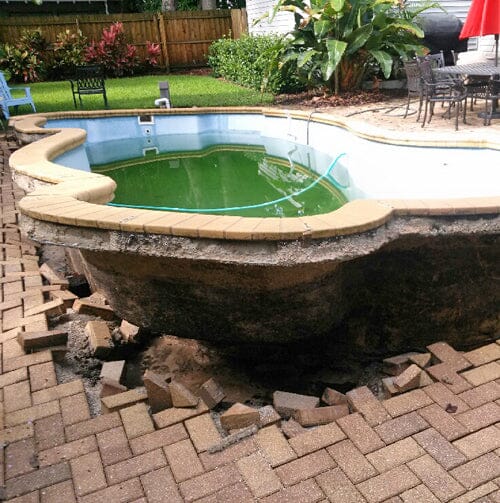 Why you should never drain a concrete pool