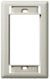 Hubbell IMF1OW - Single-Gang Modular Plate Frame, Office White, Pack of 4 Hardware > Power & Electrical Supplies Hubbell 